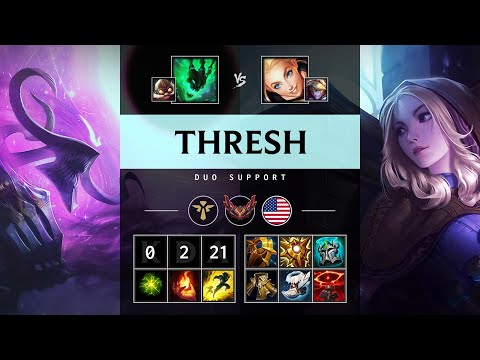 Thresh Support vs Lux - NA Grandmaster Patch 14.24