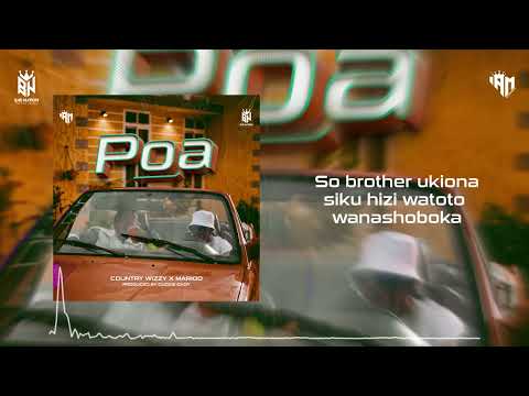 Country Wizzy Ft Marioo -Poa (Official Audio)