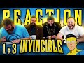 Invincible 1x3 REACTION!! 