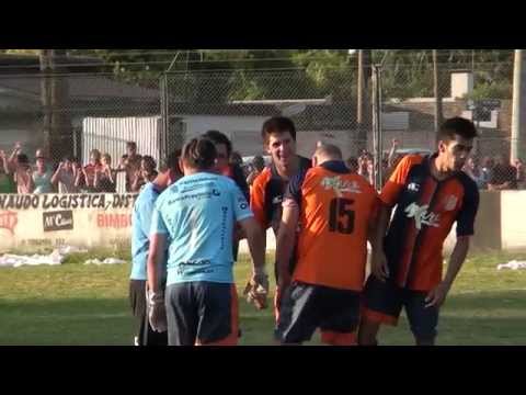 Definición por Penales de la semi Jorge Newbery y Barrio Oeste Liga galvense 2015