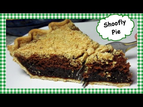 Pennsylvania Dutch SHOOFLY Pie ~ Holiday Baked Molasses Pie Recipe