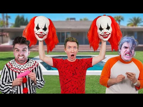 TWO CLOWNS FACE REVEAL?! ❌😱 WHO IS UNDER THE MASK? 🤡 (Chad Wild Clay, Vy Qwaint, Daniel, Spy Ninjs)
