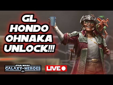 Pirate King Hondo Ohnaka Unlock LIVE!!!  SWGOH Tales of the Pirate King Event