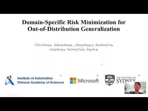 KDD 2023 - Domain-Specific Risk Minimization for Domain Generalization