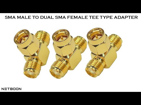 RF Coaxial Adapter SMA Male To Dual SMA Female Splitter ,Jointer
