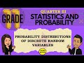 PROBABILITY DISTRIBUTIONS OF DISCRETE RANDOM VARIABLES SHS STATISTICS AND PROBABILITY