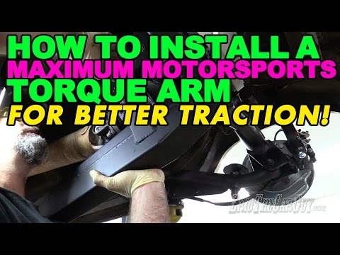 How To Install a Maximum Motorsports Torque Arm For Better Traction!