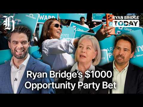 Thumbnail for 'Make it $1000': Ryan Bridge challenged to bet on the Opportunity election result| Ryan Bridge TODAY