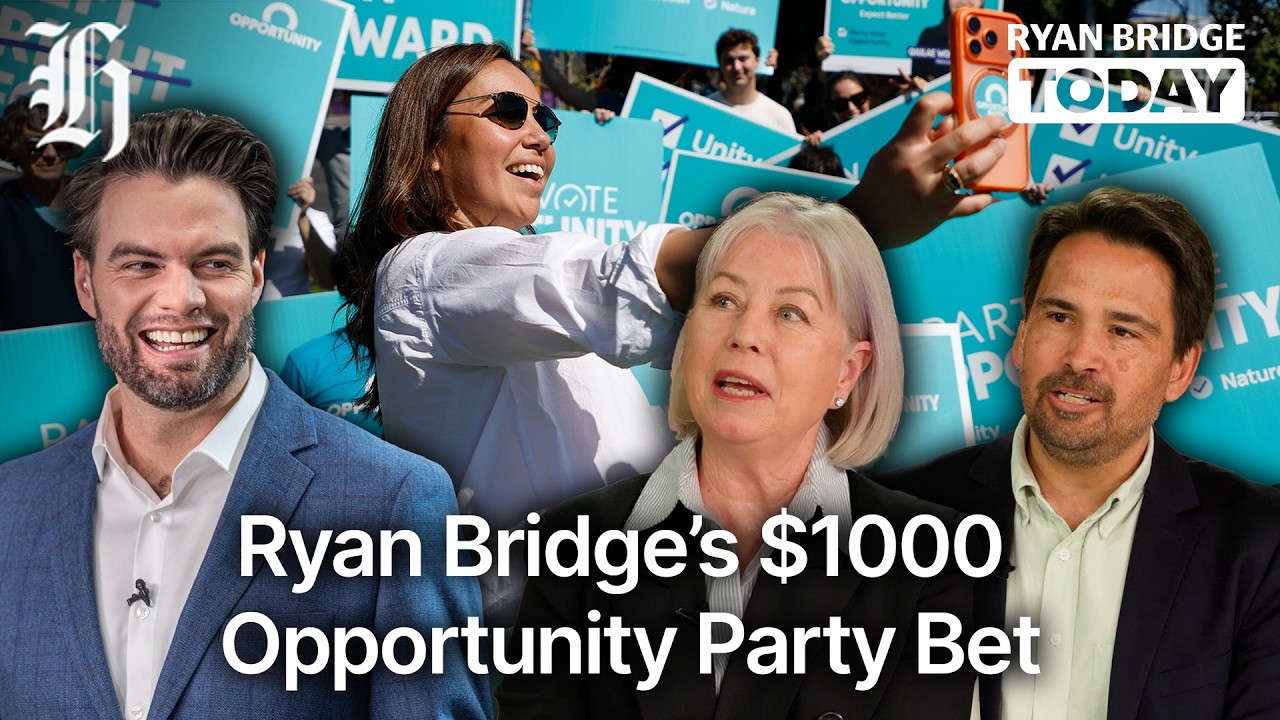 'Make it $1000': Ryan Bridge challenged to bet on the Opportunity election result| Ryan Bridge TODAY