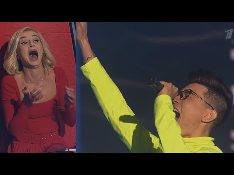 The guy performs very expressively on the scene! The Voice Russia. Blind auditions.