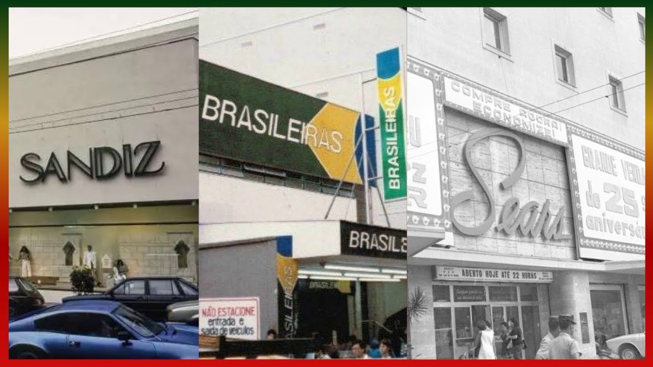 LOJAS ANTIGAS GIGANTES QUE FALIRAM, E DEIXARAM SAUDADES... NOSTALGIA!