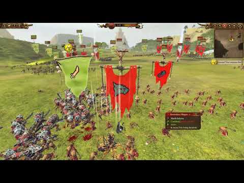 Orks vs Skaven Quick Battle - Total War Warhammer 2 Mortal Empires