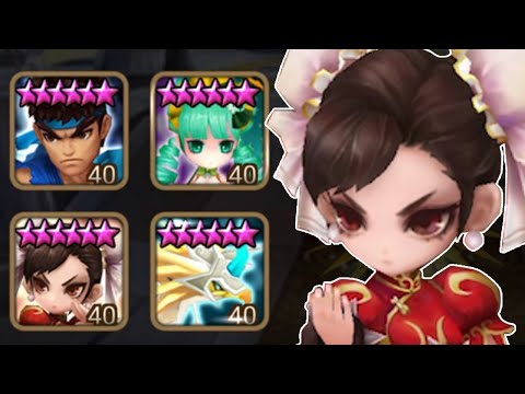 Chun Li Feu dans une cleave OP avec Charlotte et Eludia ! [Summoners War]