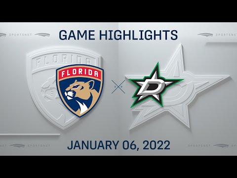 NHL Highlights | Panthers vs. Stars - Jan. 6, 2022