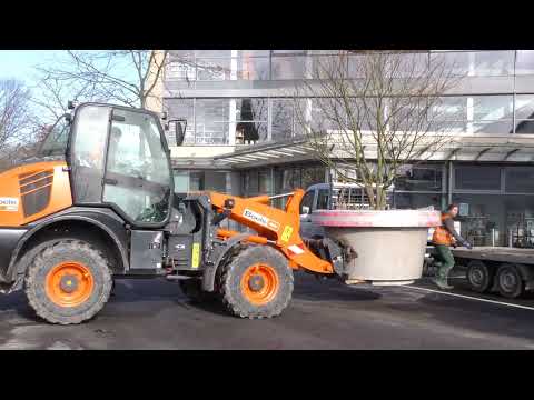 Mobile Baumkübel für den Dr.-Franz-Schütz-Platz in Büderich