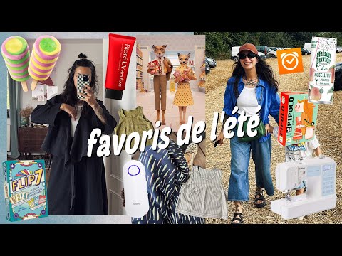 Tout ce que j'ai aimé cet été : jeux, couture, films, mode, SPF, appli... 🫶🏼