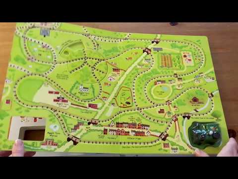 Wind-up Train Book Farmyard Tales - Usborne