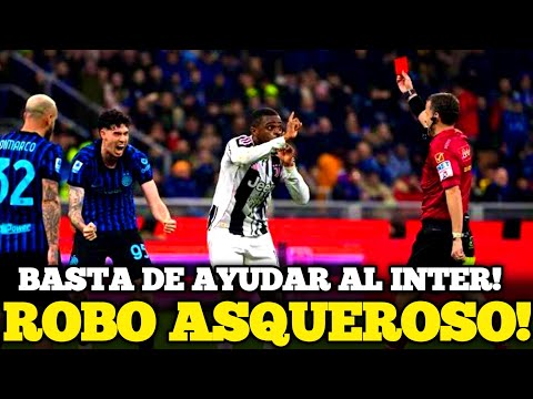 DISGUSTING ROBBERY BY INTER! NON-EXISTENT FOUL AND RED CARD! THEY'RE RUINING THE ENTIRE CHAMPIONS...