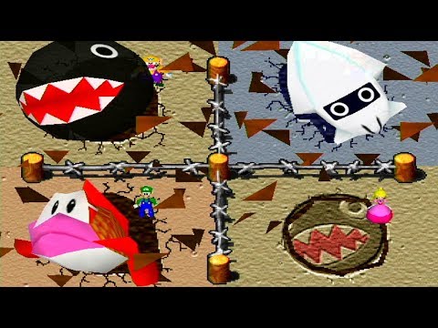 Mario Party 2 - All Enemy Minigames