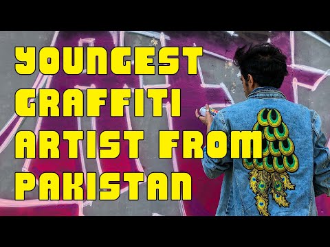 Youngest Graffiti Artist from Pakistan