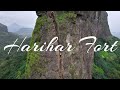 HARIHAR FORT MAHARASHTRA DRONE VIEW ️ Drone Maharashtra Fort Hariharfort