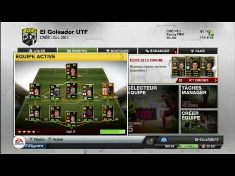 comment modifier equipe fifa 13