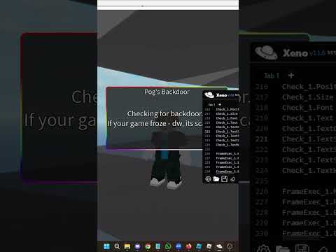 Pog's Backdoor Scanner || Better than LALOL?? #roblox #backdoor