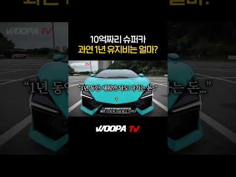 10억 람보르기니 1년 유지비는 얼마...?!