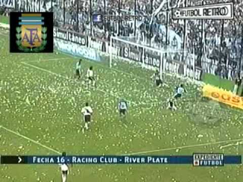 Racing 1 vs River Plate 1 Apertura 2001 fecha 16 FUTBOL RETRO TV