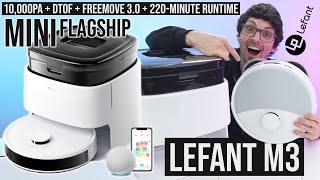 Best Compact Robot Vacuum of 2025? - Lefant M3 Review (Advanced Hands-Free Cleaning System)