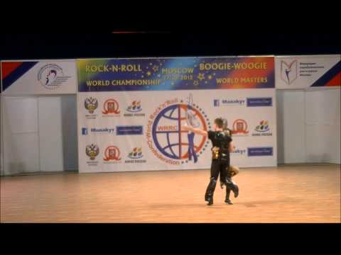 Vitezslav HORAK und Sandra CHUDOMSKA World Championship Moskau 27.10.2012 Rock´n´Roll Footwork