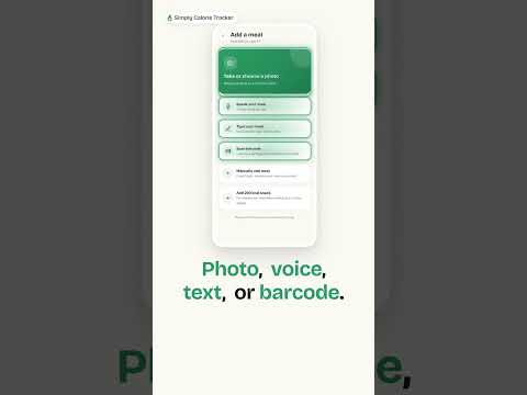 Simply: AI Calorie Tracker video thumbnail