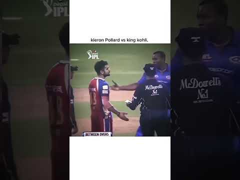 Kieron Pollard vs Virat Kohli #editing #attitude #vrilsong #shots