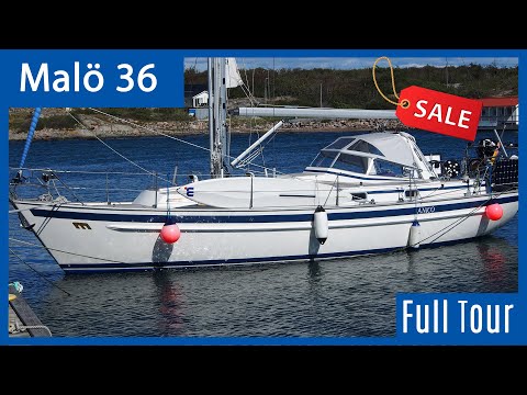 Malö 36 Classic zu verkaufen - Rundgang durch die schwedische Segelyacht (VERKAUFT)