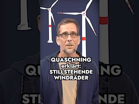 Video Thumbnail: Stillstehende Windräder ⁉️ #windrad #windkraft