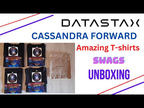 DataStax || Cassandra Forward 2023 || Free Goodies || T-shirts and Stickers || Unboxing 🔥🔥