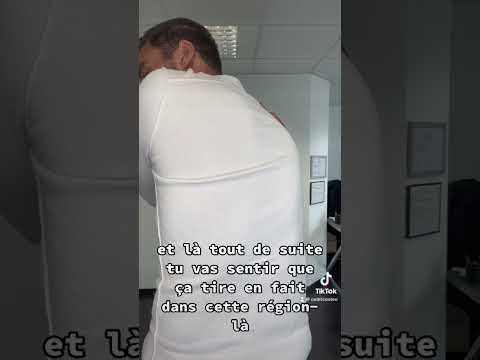 Étirement entre les omoplates; muscle rhomboïde #douleur #étirement #osteo