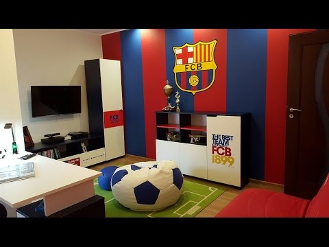 Powstanie farb do pokoju Fc barcelony.Izulek.