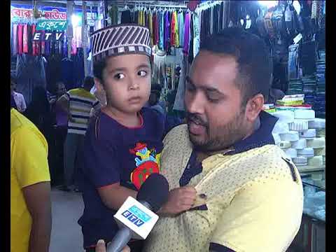 রাজধানীর মার্কেটে শেষ মুহূর্তের কেনাকাটায় ব্যস্ত ক্রেতারা