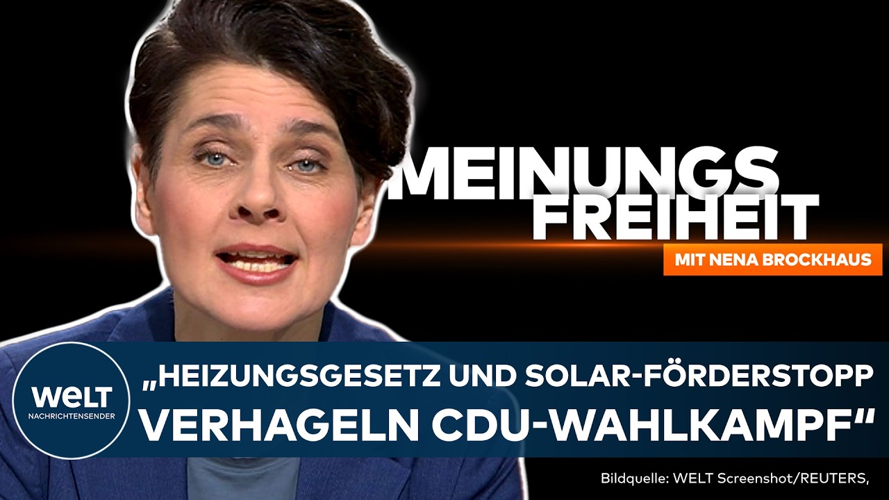MEINUNGSFREIHEIT: These Anna Lehmann "Heizungsgesetz und Solar verhageln der CDU den Wahlkampf"