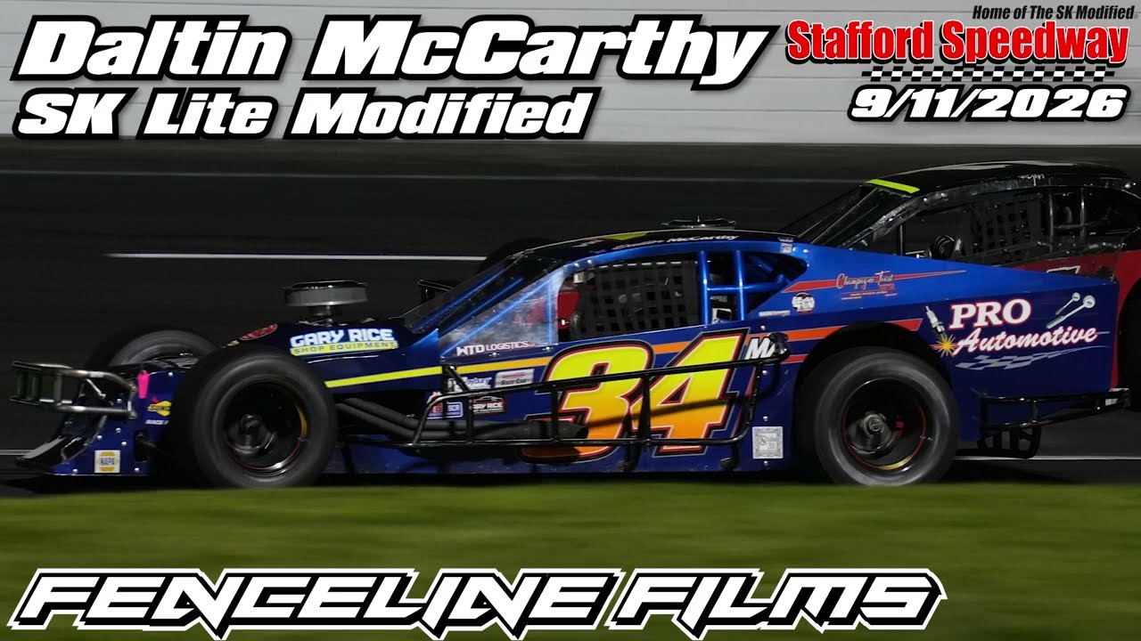 Daltin McCarthy SK Lite Modified at Stafford Speedway