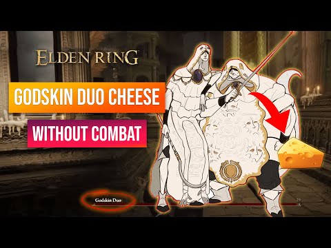 Elden Ring Godskin Duo Cheese! No Fighting! Just In 1 Minute! 1 Million Runes!