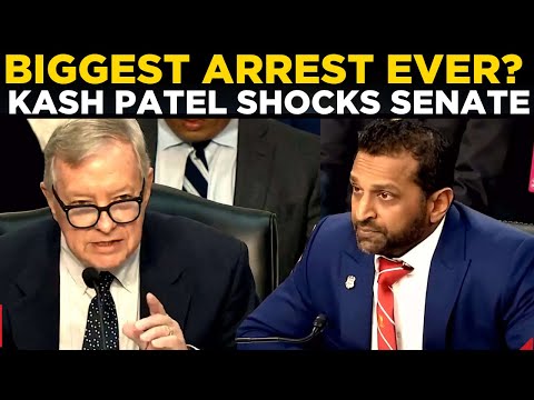 US NEWS LIVE | Kash Patel Shocks Senate With Claim of Biggest Arrest in American History | TRUMP