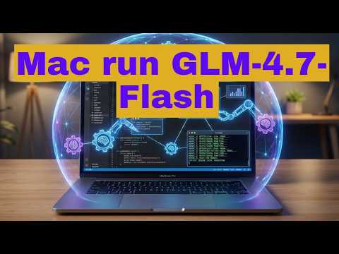 Mac local vibe coding agentic coding: GLM-4.7-Flash + opencode - Step by step setup and demo - Mac AI Tutorial Video Thumbnail