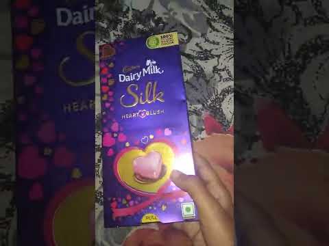 Cadbury Dairy Milk Silk heart blush Valentine chocolate #valentine #chocolate #cadburydairymilk