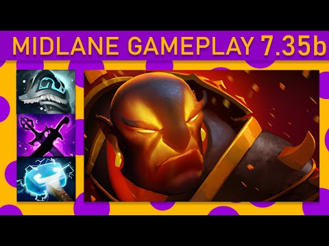 🌟Ember Spirit 25+ Kills! Mid Gameplay 7.35b - Dota 2 Top MMR