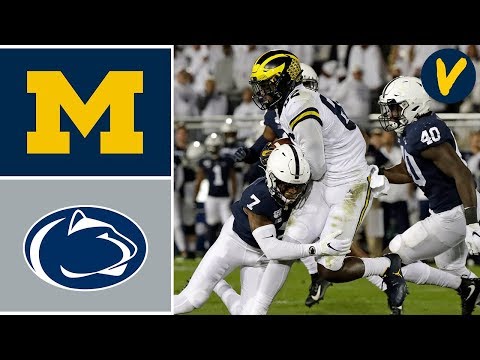 #16 Michigan vs #7 Penn State Highlights | Week 8 | College Football Highlights