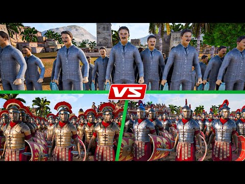 90 TESLA HEROES ATTACK TO ROME EMPIRE | Ultimate Epic Battle Simulator 2