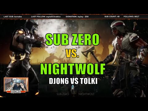 SUB ZERO VS NIGHTWOLF - DJON6 VS TOLKkICL - MK11 Ultimate FT5