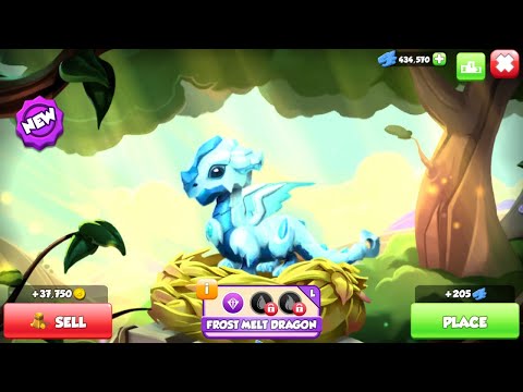 Hatched Frost Melt Dragon | Last day Jan 2026 Starfall event | Got Duplicate Avalanche Dragon | DML